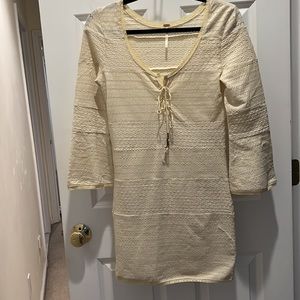 Free People RARE! Off white dress NWOT